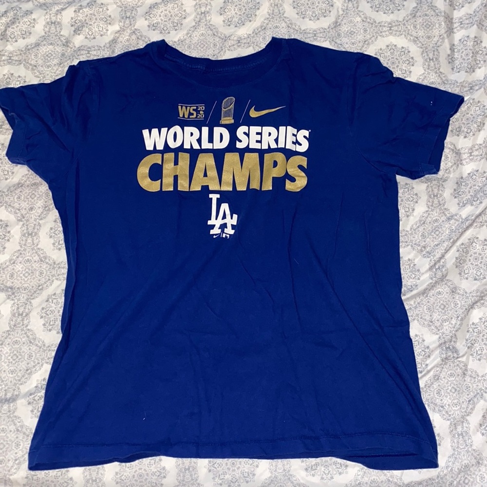 LA dodgers World Series champ shirt Size Large